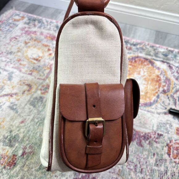 Miu Miu Vintage Canvas Leather Pocket Bag - Picture 12 of 12